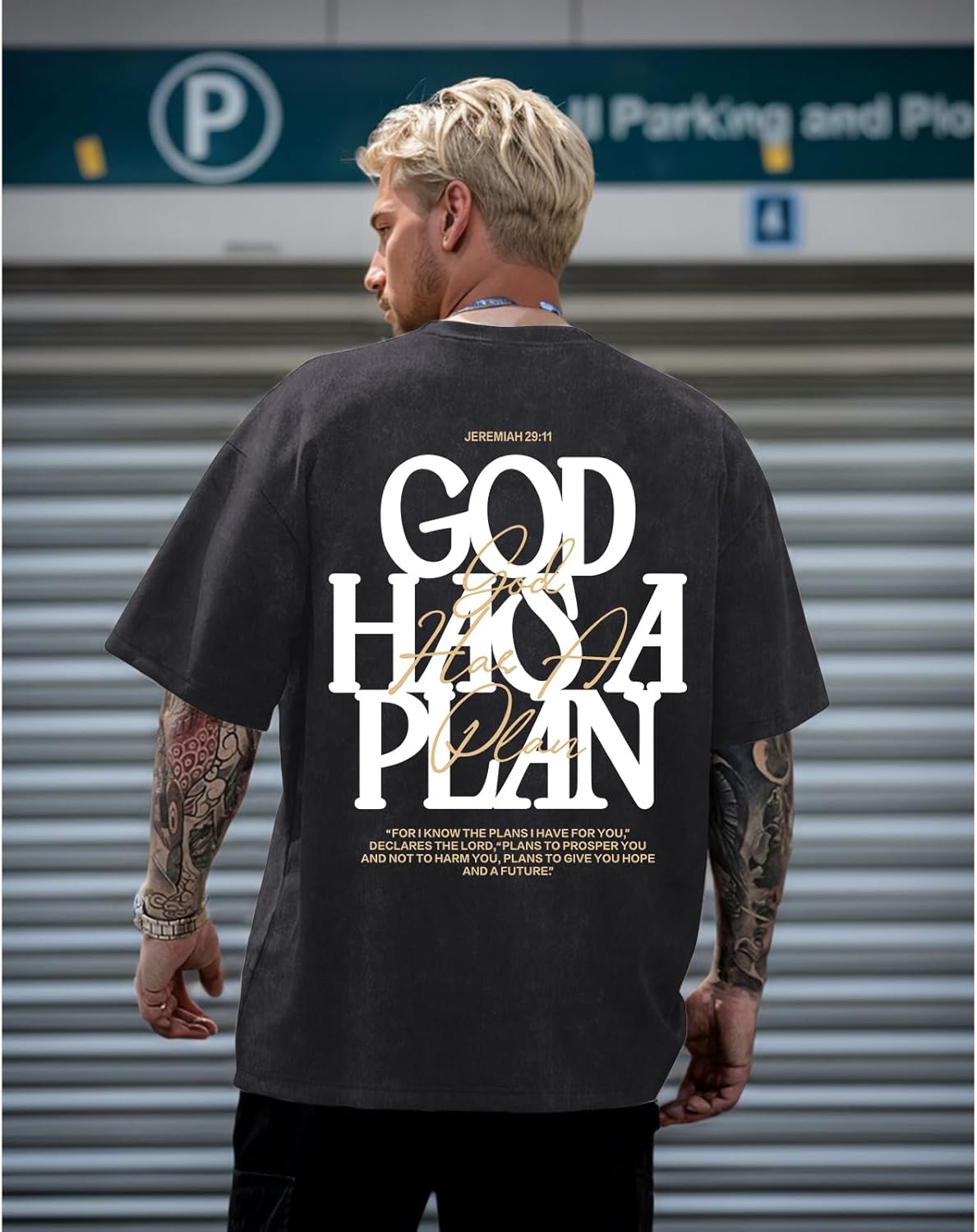 Vintage Jesus Faith Acid Wash Tee