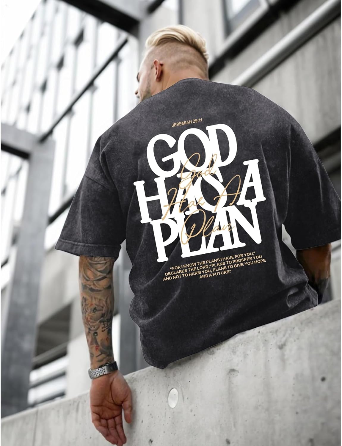 Vintage Jesus Faith Acid Wash Tee