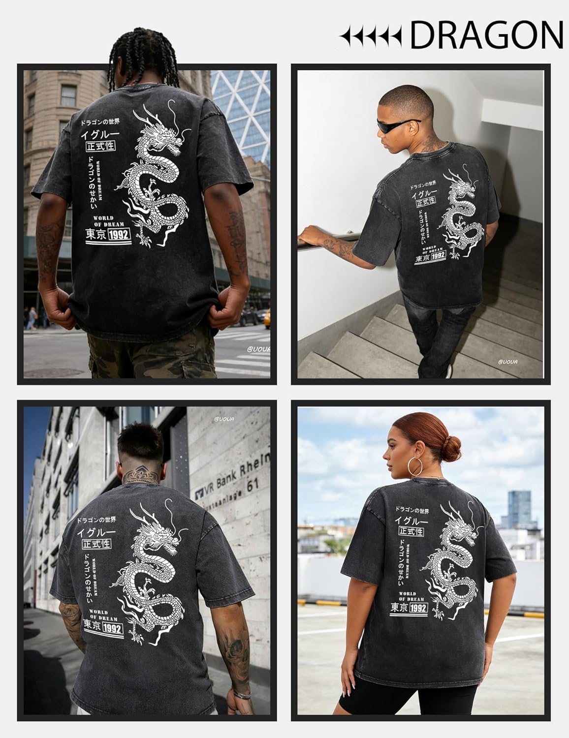Retro Acid-Wash Graphic Street Tee