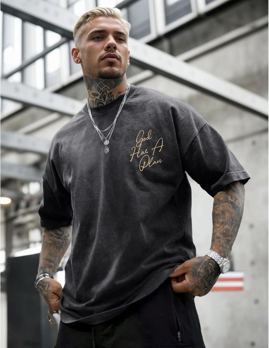 Vintage Jesus Faith Acid Wash Tee