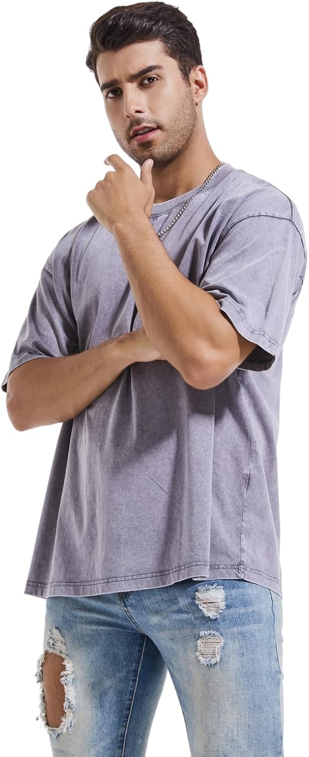 Vintage Oversized Cotton Summer Tee