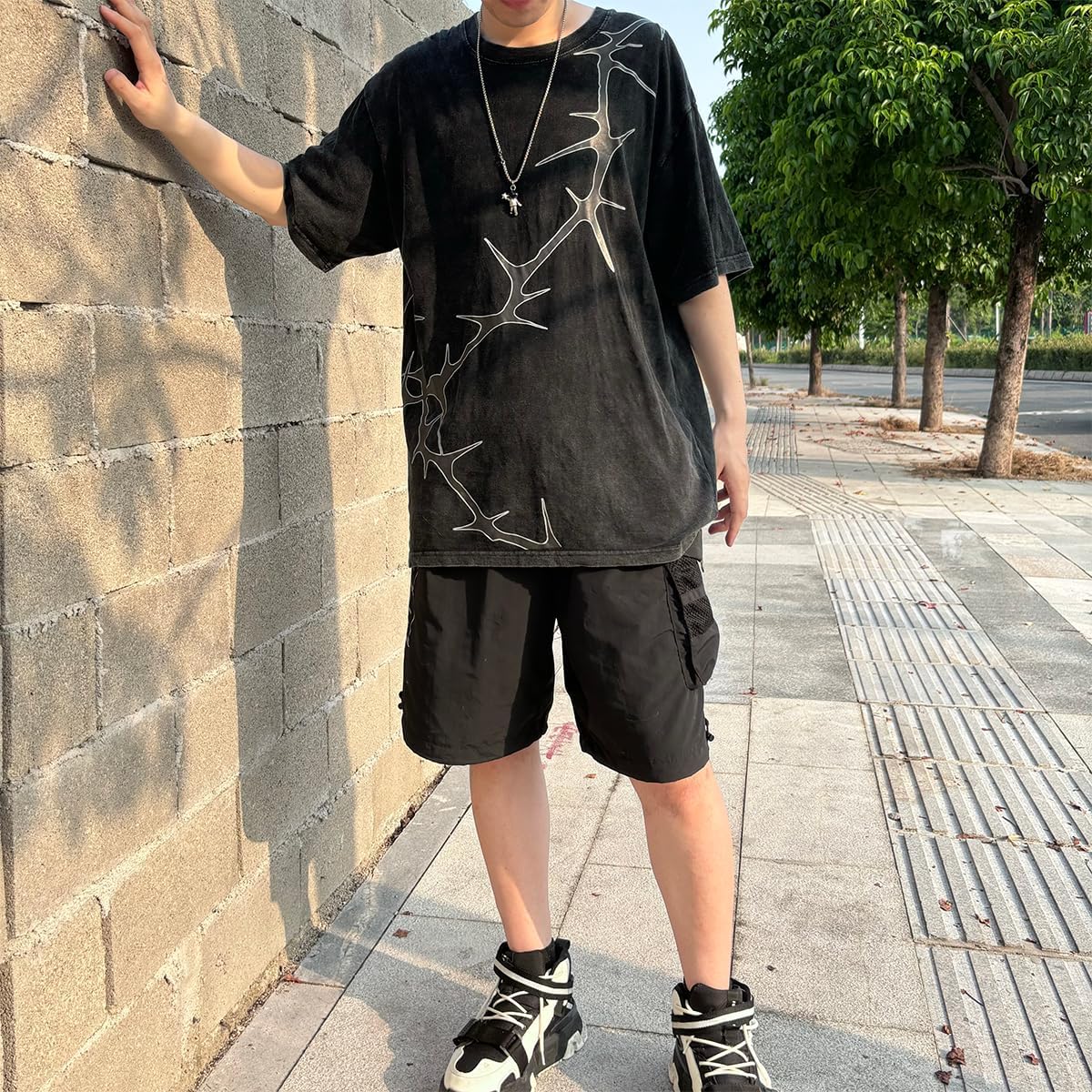 YK Vintage Graphic Oversized Tee